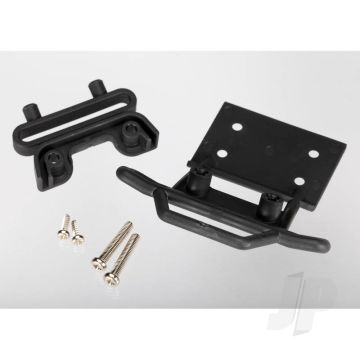 Traxxas Bumper, Front / Bumper Mount, Front / 4X23Mm Rm (2 Pcs) / 3X10Mm Rst (2 Pcs) (Black) (TRX3621)