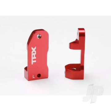Traxxas Caster Blocks, 30-Degree, Red-Anodised 6061-T6 Aluminium (Left & Right) / Suspension Screw Pin (2 Pcs) (TRX3632X)