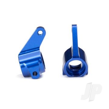 Traxxas Steering Blocks, Rustler / Stampede / Bandit (2 Pcs), 6061-T6 Aluminium (Blue-Anodised) / 5X11Mm Ball Bearings (4 Pcs) (TRX3636A)