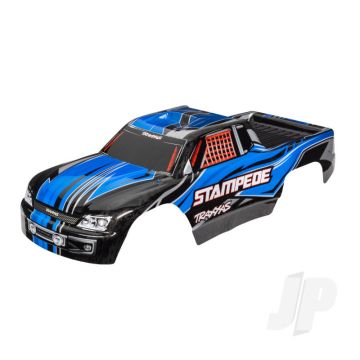 Traxxas Body, Stampede (Also Fits Stampede Vxl), Blue (Painted, Decals Applied) (TRX3651X)