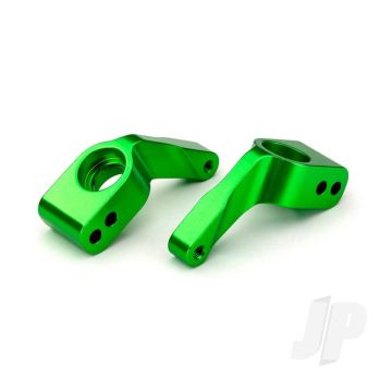 Traxxas Stub Axle Carriers, Rustler / Stampede / Bandit (2 Pcs), 6061-T6 Aluminium (Green-Anodised) / 5X11Mm Ball Bearings (4 Pcs) (TRX3652G)
