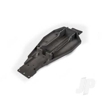 Traxxas Lower Chassis (Black) (166Mm Long Battery Compartment) (Fits Both Flat And Hump Style Battery Packs) (TRX3722X)