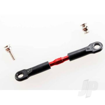 Traxxas Turnbuckle, Aluminium (Red-Anodised), Camber Link, Front, 39Mm (1Pc) (Assembled With Rod Ends) / Hollow Balls (2 Pcs) (See Part 3741X For Complete Camber Link Set) (TRX3737)