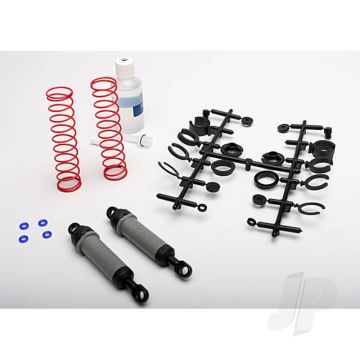 Traxxas Ultra Shocks (Grey) (Xx-Long) (Complete With Spring Pre-Load Spacers & Springs) (Rear) (2 Pcs) (TRX3762A)