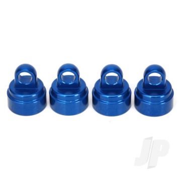 Traxxas Shock Caps, Aluminium (Blue-Anodised) (4 Pcs) (Fits All Ultra Shocks) (TRX3767A)