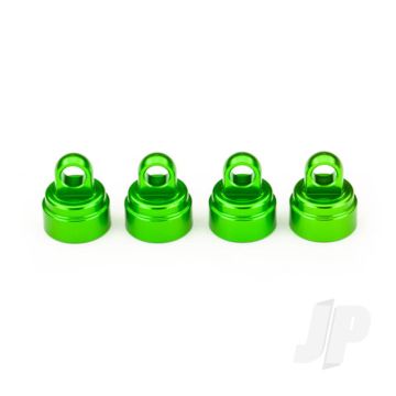 Traxxas Shock Caps, Aluminium (Green-Anodised) (4 Pcs) (Fits All Ultra Shocks) (TRX3767G)