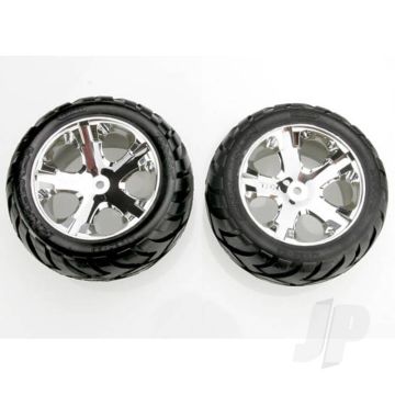 Traxxas Tyres And Wheels, Assembled Glued Anaconda Tyres (1 Left, 1 Right) (TRX3773)