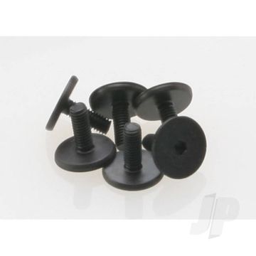 Traxxas Screws, 3X8Mm Flat-Head Machine (Hex Drive) (6 Pcs) (TRX3931)