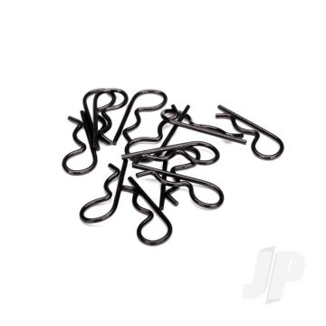 Traxxas Body Clips, Heavy Duty (Black) (12 Pcs) (TRX3934A)