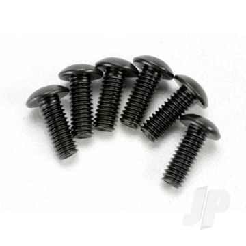 Traxxas Screws, 4X12Mm Button-Head Machine (Hex Drive) (6 Pcs) (TRX3937)