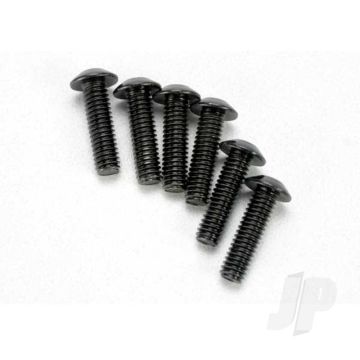 Traxxas Screws, 4X14Mm Button-Head Machine (Hex Drive) (6 Pcs) (TRX3938)