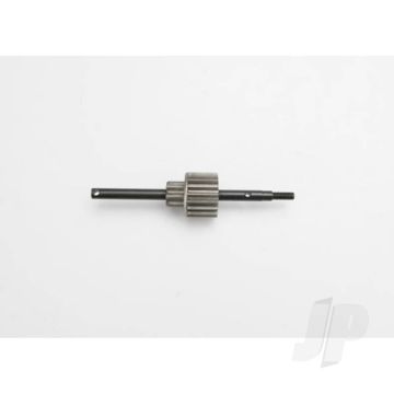 Traxxas Input Shaft / Drive Gear Assembly (18-Tooth Steel Top Gear) (TRX3992)