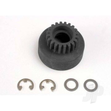 Traxxas Clutch Bell, (20-Tooth) / 5X8X0.5Mm Fiber Washer (2 Pcs) / 5Mm E-Clip (Requires #4611-Ball Bearings, 5X11X4Mm (2 Pcs) (TRX4120)