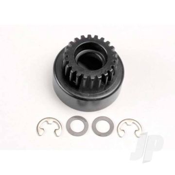 Traxxas Clutch Bell, (22-Tooth) / 5X8X0.5Mm Fiber Washer (2 Pcs) / 5Mm E-Clip (Requires #4611-Ball Bearings, 5X11X4Mm (2 Pcs)) (TRX4122)