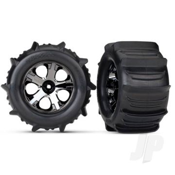 Traxxas Tyres And Wheels, Assembled Glued (2.8In) (2 Pcs) (TRX4175)