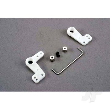 Traxxas Bellcranks (Left & Right) / 1.5Mm Wire Draglink / 1.5Mm Set Screw Collars (2 Pcs) (TRX4343)