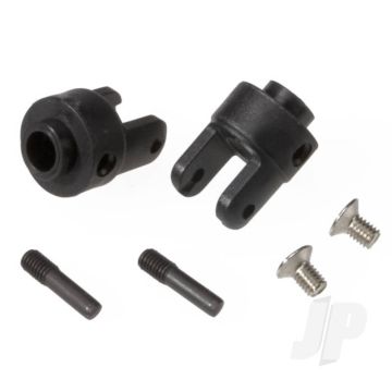 Traxxas Differential Output Yokes, Black (2 Pcs) / 3X5Mm Countersunk Screws (2 Pcs) / Screw Pin (2 Pcs) (TRX4628R)