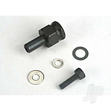 Traxxas Adapter Nut, Clutch / 3X10Mm Cap Scre With Washer / Split Washer (Not For Use With Ips Crankshafts) (TRX4844)