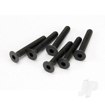 Traxxas Screws, 3X20Mm Countersunk Machine (Hex Drive) (6 Pcs) (TRX4857)