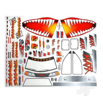 Traxxas Decal Sheet, Jaws T-Maxx (TRX4913X)