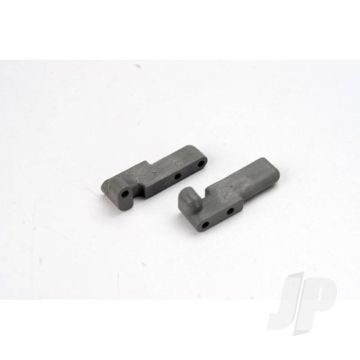 Traxxas Servo Mounts, Steering / Shift (Front & Rear) (Grey) (TRX4918A)