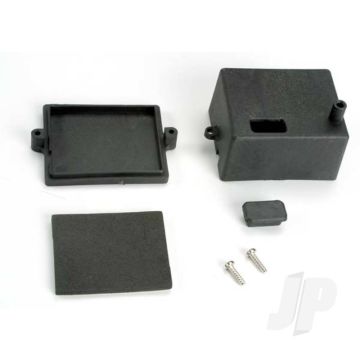 Traxxas Box, Receiver / X-Tal Access Rubber Plug / Adhesive Foam Chassis Pad (TRX4924)
