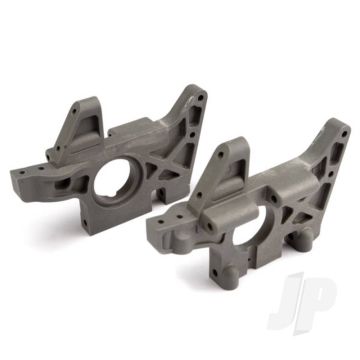 Traxxas Bulkheads (L & R) (Front) (Grey) (TRX4930R)