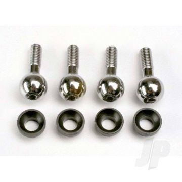Traxxas Pivot Balls (4 Pcs) / Pivot Ball Cap Bushings (4 Pcs) (TRX4933)