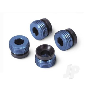 Traxxas Aluminium Caps, Pivot Ball (Blue-Anodised) (4 Pcs) (TRX4934X)