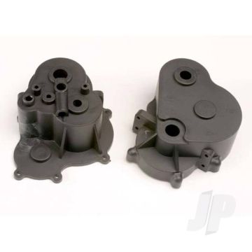 Traxxas Gearbox Halves (Front & Rear) / Rubber Access Plug (TRX4991)