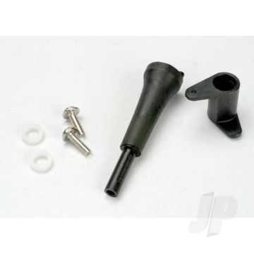 Traxxas Slide Carb Linkage Bellcrank Post / 5X8X2.5 Plastic Bushing (2 Pcs) / Bellcrank / 5X8X0.5 Fiber Washer (2 Pcs) / 3X10 Wm (TRX5167)
