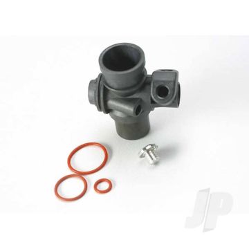 Traxxas Carburetor Body / Fuel Inlet Plug / 5X.9Mm O-Ring (1-Each) (Trx 2.5, 2.5R) (TRX5234)