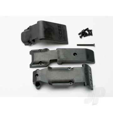 Traxxas Skid Plate Set, Front (2 Pieces, Plastic) / Skid Plate, Rear (1 Piece, Plastic) (TRX5337)