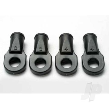 Traxxas Rod Ends, Revo (Large, For Rear Toe Link Only) (4 Pcs) (TRX5348)