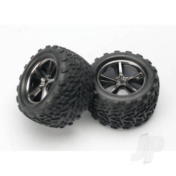 Traxxas Tyres And Wheels, Assembled Glued Talon Tyres (2 Pcs) (TRX5374A)