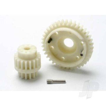 Traxxas Gear Set, 2-Speed Wide Ratio (2Nd Speed Gear 38T, 13T-18T Input Gears, Hardware) (TRX5384)