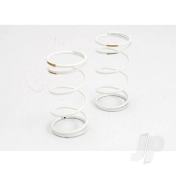 Traxxas Spring, Shock (White) (Gtr) (Front) (1.3 Rate Gold) (1 Pair) (TRX5432)