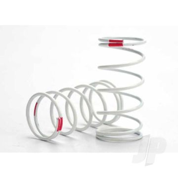 Traxxas Spring, Shock (White) (Gtr) (Std. Rear) (1.4 Rate Pink) (1 Pair) (TRX5433)