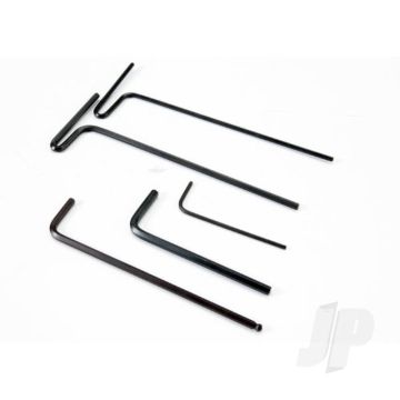 Traxxas Hex Wrenches; 1.5Mm, 2Mm, 2.5Mm, 3Mm, 2.5Mm Ball (TRX5476X)