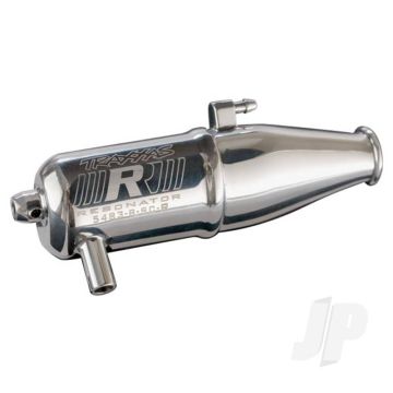 Traxxas Tuned Pipe, Resonator, R.O.A.R. Legal (Single-Chamber, Enhances Low To Mid-Rpm Power) (For Jato, N. Rustler, N. 4-Tec With Trx Racing Engines) (TRX5483)