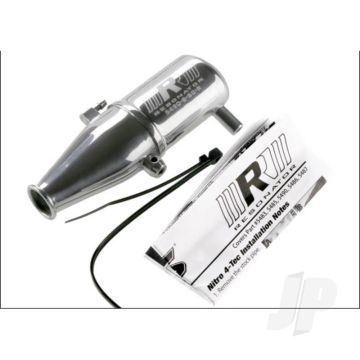 Traxxas Tuned Pipe, Resonator, R.O.A.R. Legal (Single-Chamber, Enhances Low To Mid-Rpm Power) (For Revo & Slayer With Trx Racing Engines) (TRX5490)