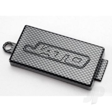 Traxxas Receiver Cover (Chassis Top Plate), Exo-Carbon Finish (Jato) (TRX5524G)