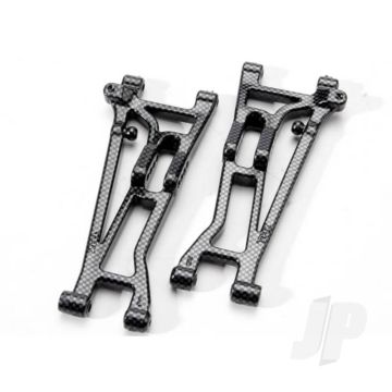 Traxxas Suspension Arms, Front (Left & Right), Exo-Carbon Finish (Jato) (TRX5531G)