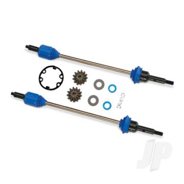 Traxxas Driveshafts, Jato (Steel Constant-Velocity) (Assembled With Inner And Outer Dust Boots) (1 Pair) (TRX5551X)