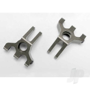 Traxxas Carriers, Stub Axle, (Rear) 6061-T6 Aluminium (Titanium-Anodised) (TRX5555X)