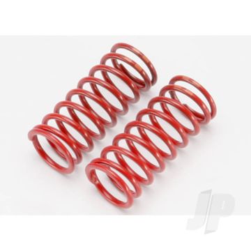 Traxxas Spring, Shock (Red) (Long) (Gtr) (5.4 Rate Double Orange Stripe) (1 Pair) (TRX5649)