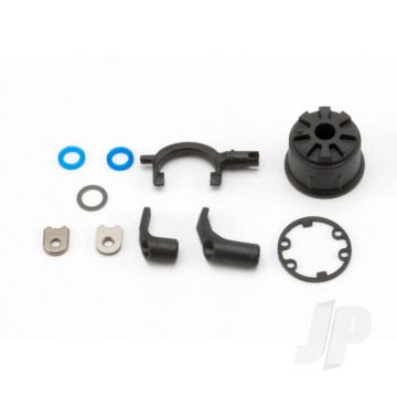 Traxxas Carrier, Differential (Heavy Duty) / Differential Fork / Linkage Arms (Front & Rear) / X-Ring Gaskets (2 Pcs) / Ring Gear Gasket / Bushings (2 Pcs) / 6.5X10X0.5 Tw (TRX5681)