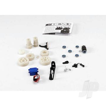 Traxxas Two Speed Conversion Kit (E-Revo) (Includes Wide And Close Ratio First Gear Sets, Sub-Micro Servo, And Linkage) (Requires 3 Channel Transmitter) (TRX5692)