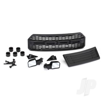 Traxxas Body Accessories Kit, 2017 Ford Raptor (Includes Grille, Hood Insert, Side Mirrors, & Mounting Hardware) (TRX5828)