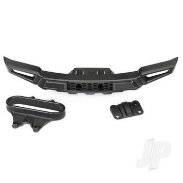 Traxxas Bumper, Front / Bumper Mount, Front / Adapter (Fits 2017 Ford Raptor) (TRX5834)